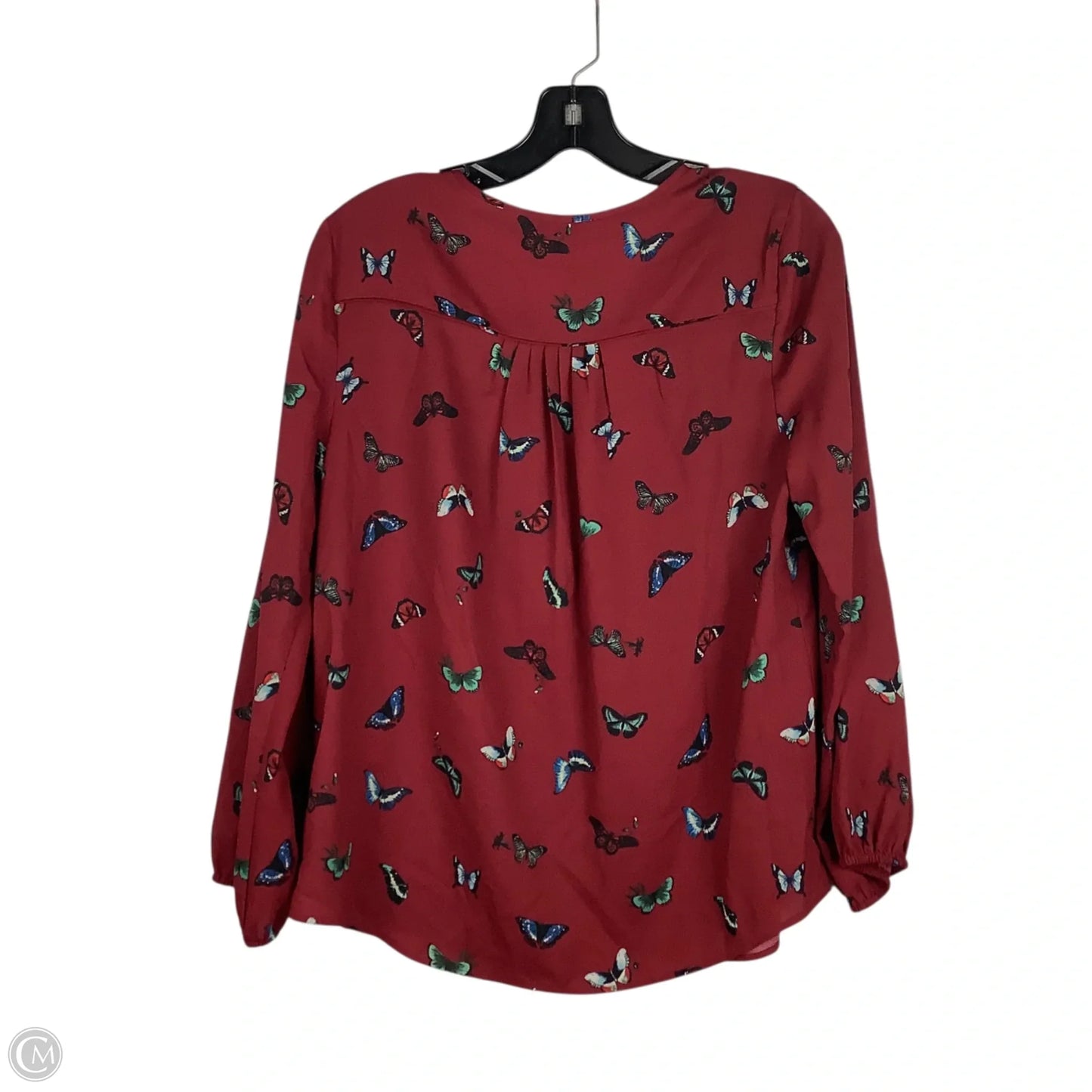 Top Long Sleeve By Joie In Red, Size: S
