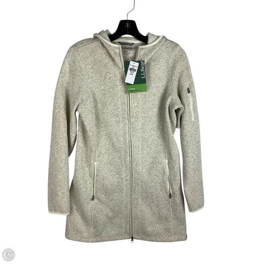 Jacket Fleece By L.l. Bean In Cream, Size: S