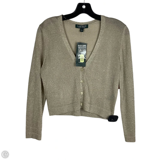 Top Long Sleeve By Lauren By Ralph Lauren In Gold, Size: S