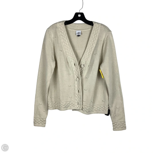 Sweater Cardigan By Cabi In Cream, Size: M