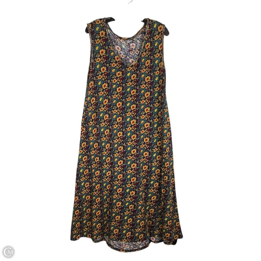 Dress Casual Maxi By Natural Life In Floral Print, Size: Xs/S (loose fit)