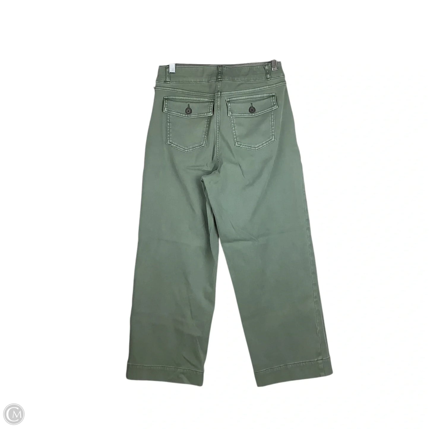 Pants Wide Leg By Spanx In Green, Size: M