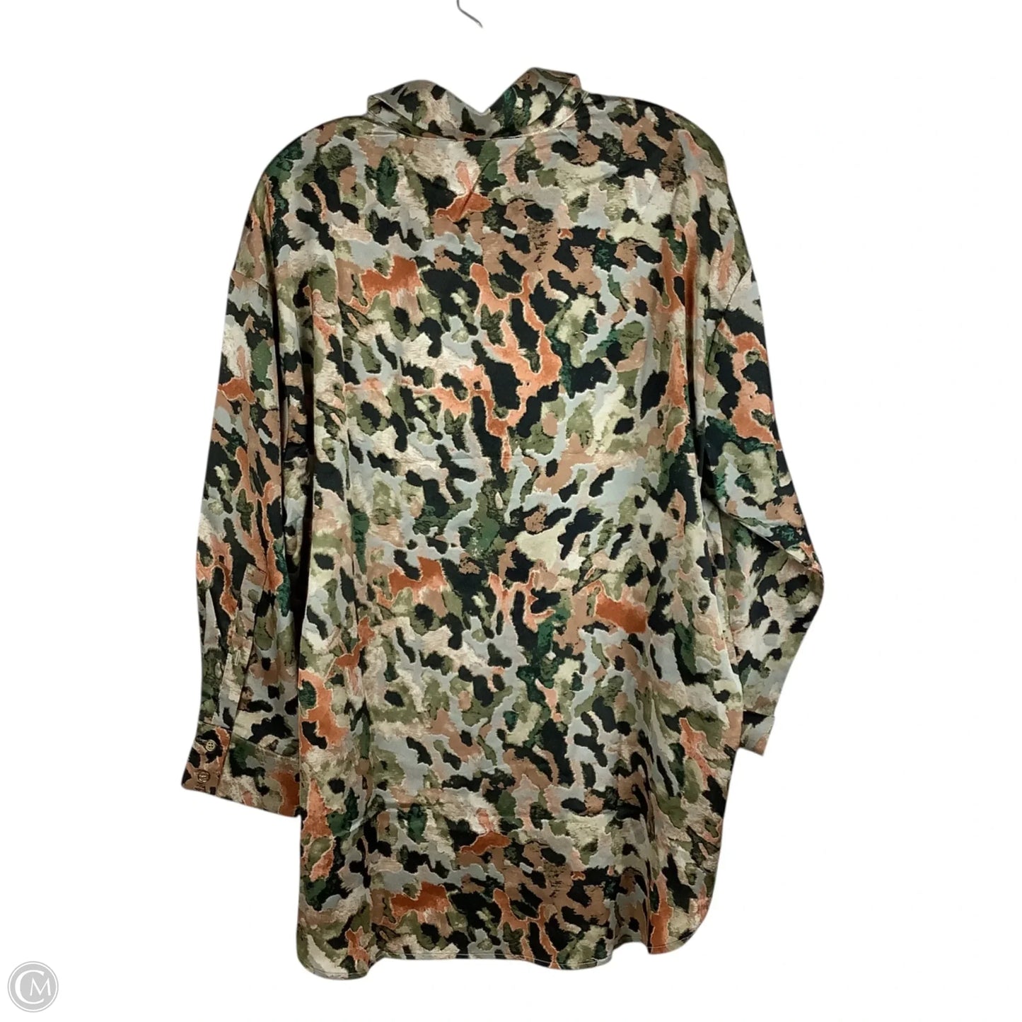 Top Long Sleeve By Entro In Green, Size: L
