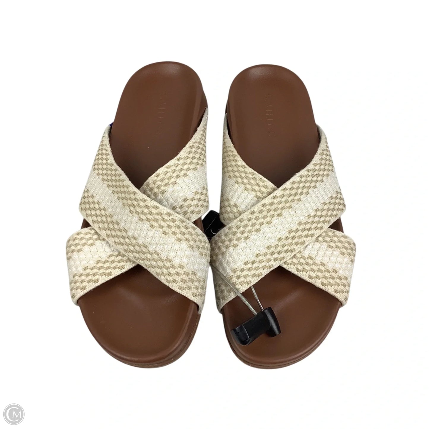 Sandals Flats By Rothys In Cream, Size: 10