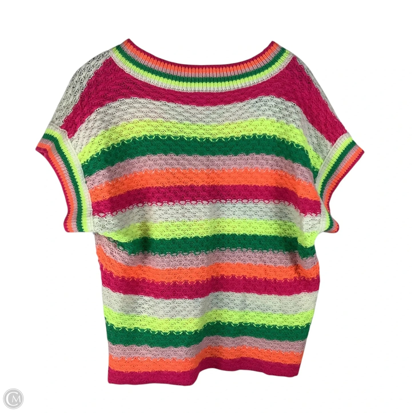 Sweater Short Sleeve By Jodifl In Multi-colored, Size: S