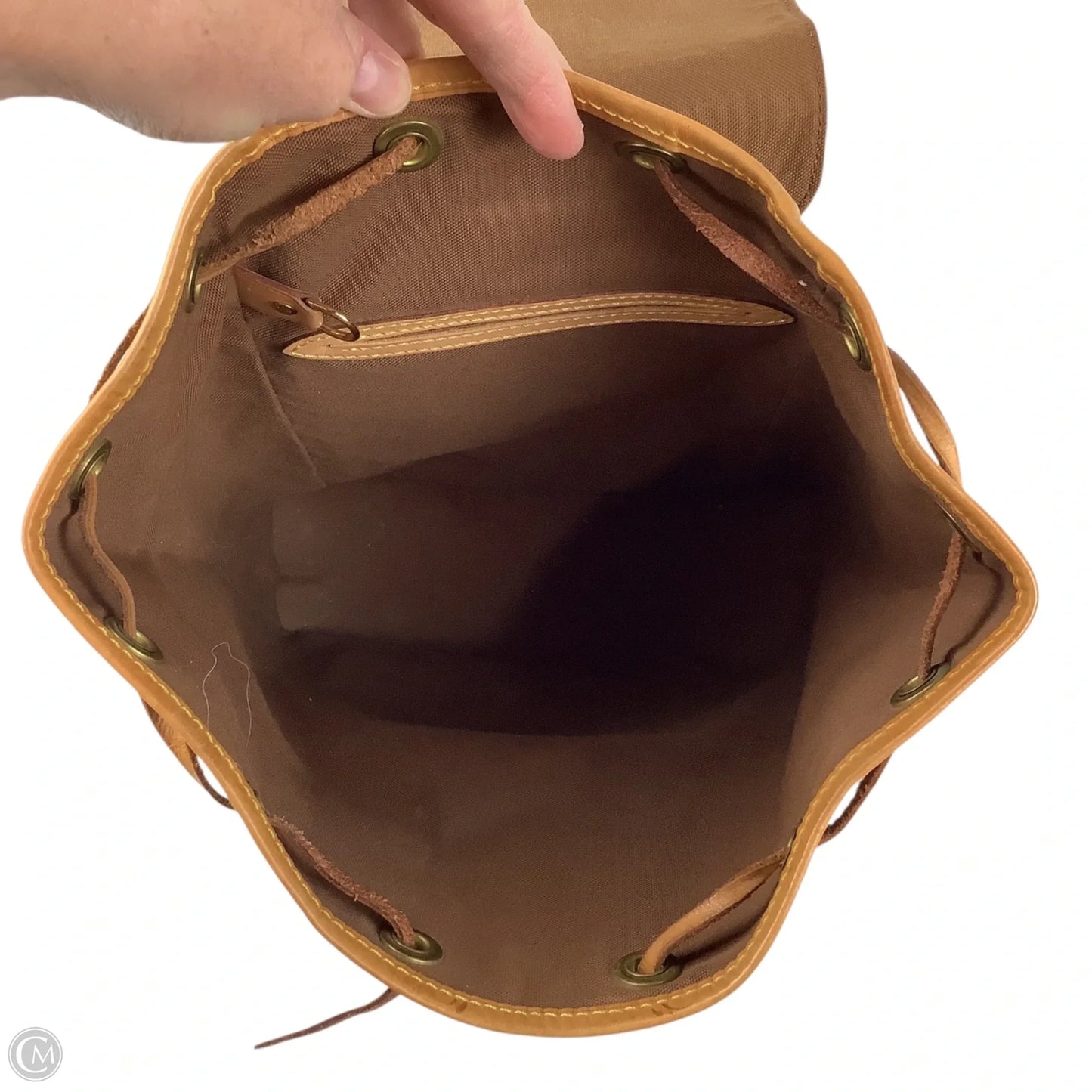 Backpack Luxury Designer By Louis Vuitton, Size: Medium