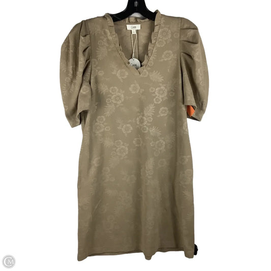 Dress Casual Short By Oddi In Tan, Size: L