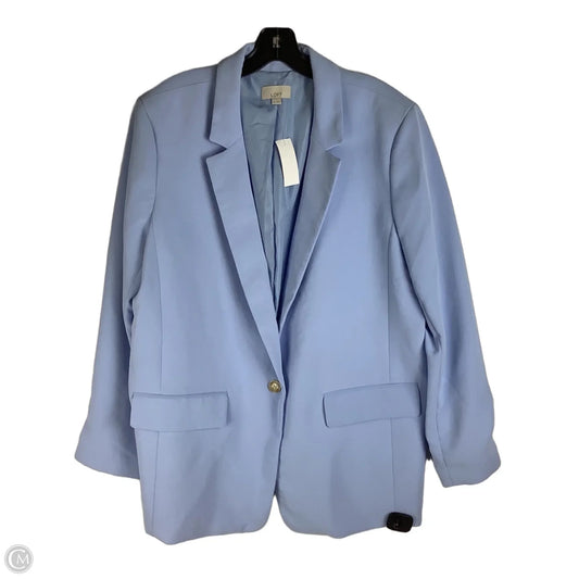 Blazer By Loft In Blue, Size: 16