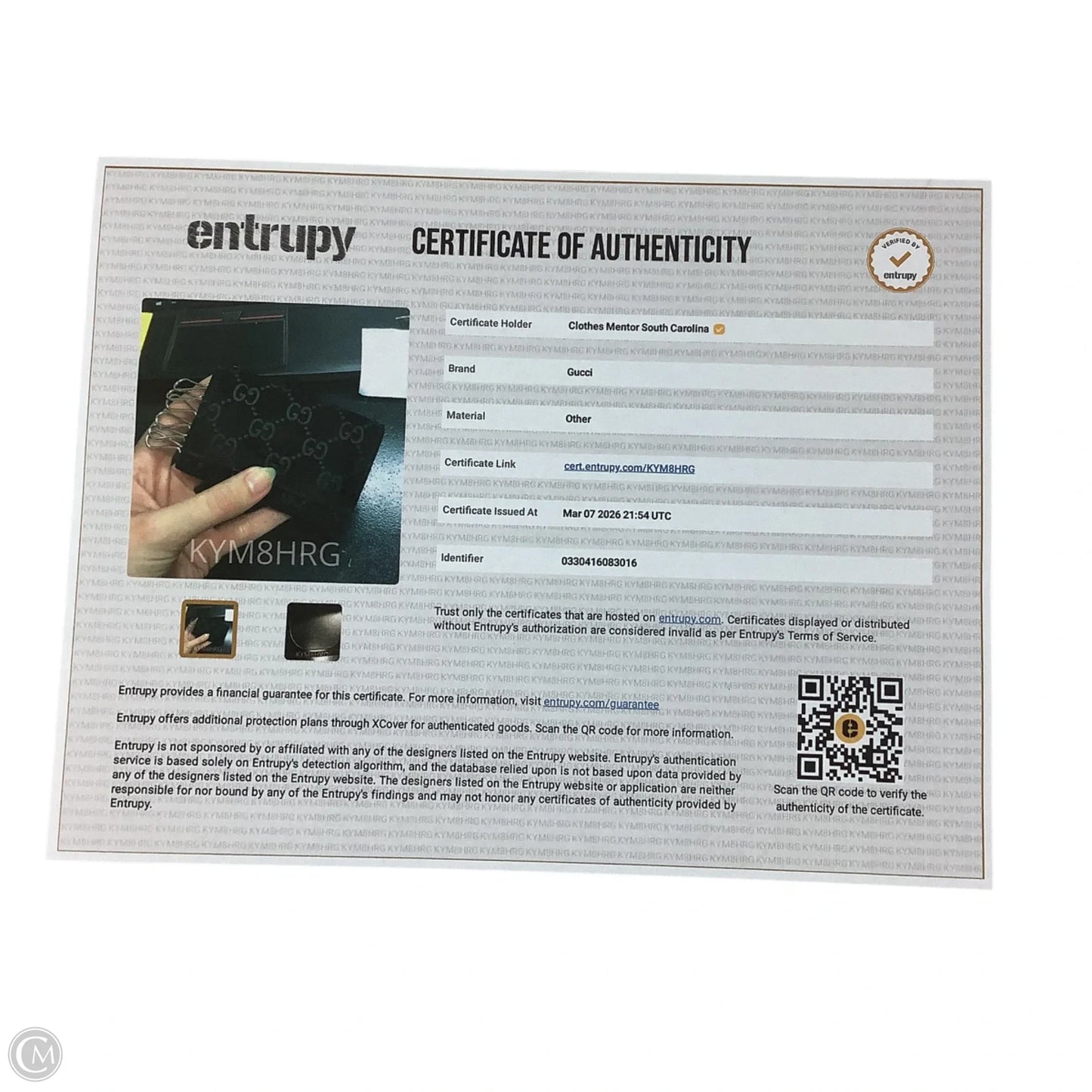 Accessory Luxury Designer Tag By Gucci