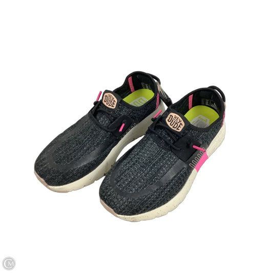 Shoes Flats By Hey Dude In Black, Size: 8