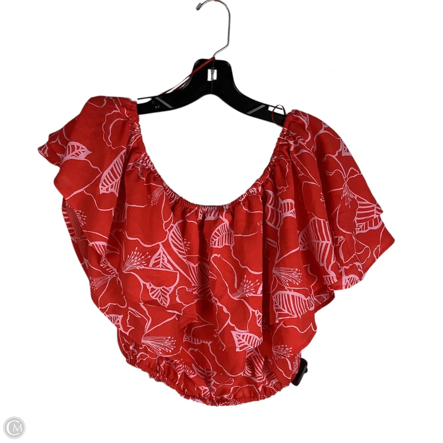 Top Short Sleeve By Sugar Lips In Red, Size: S