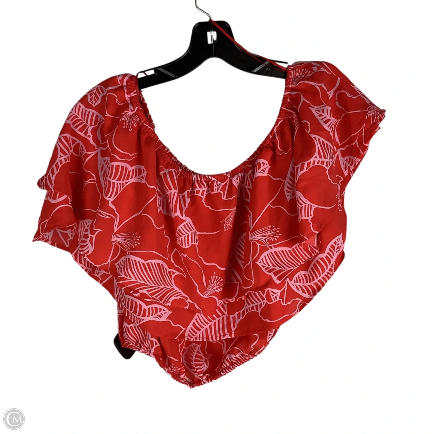 Top Short Sleeve By Sugar Lips In Red, Size: S