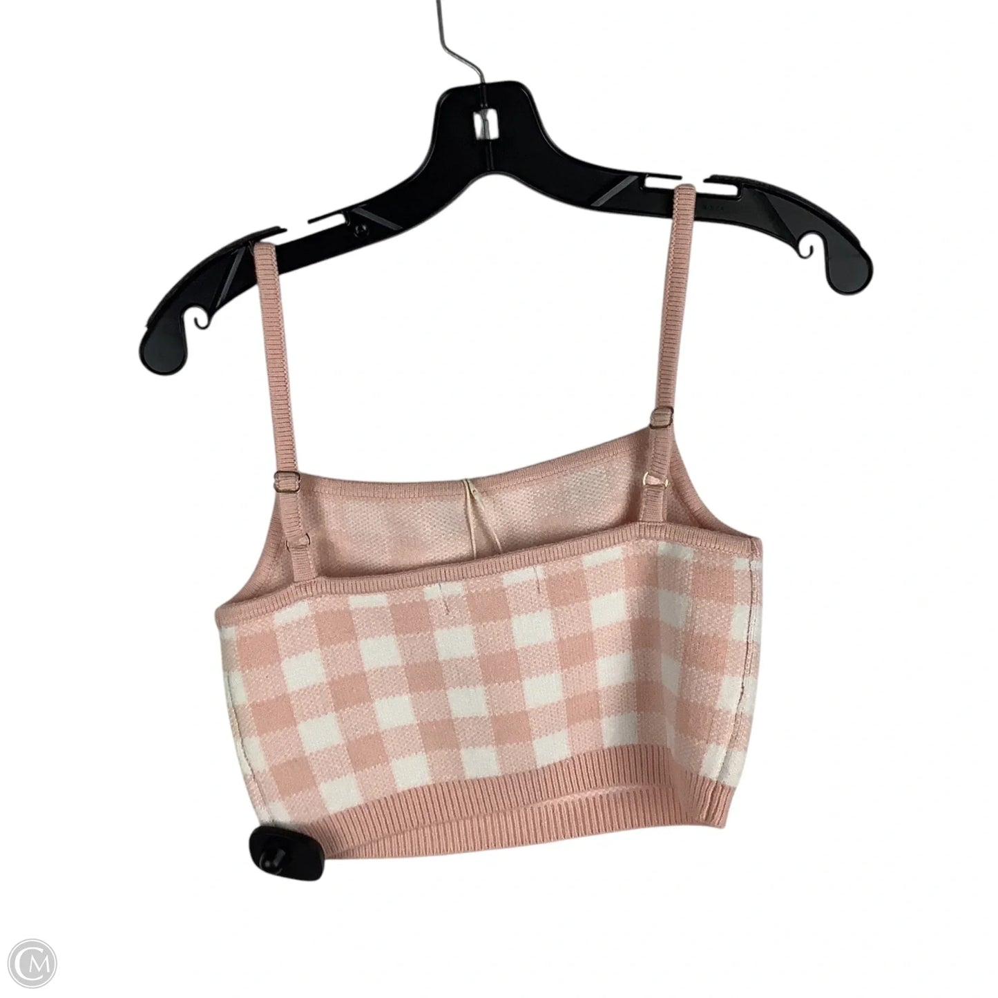 Top Sleeveless By Lspace In Pink & White, Size: M