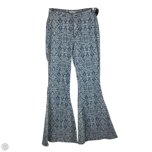 Jeans Flared By Forever 21 In Blue Denim, Size: 2 (26)