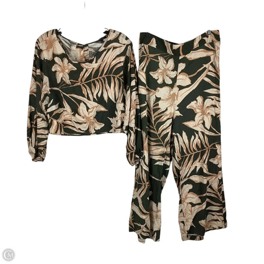 Pants Set 2pc By Rachel Zoe In Green, Size: L