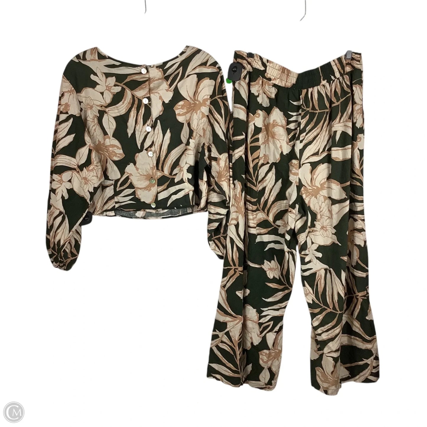 Pants Set 2pc By Rachel Zoe In Green, Size: L