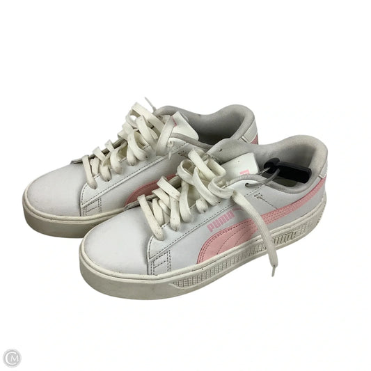 Shoes Sneakers Platform By Puma In White, Size: 9