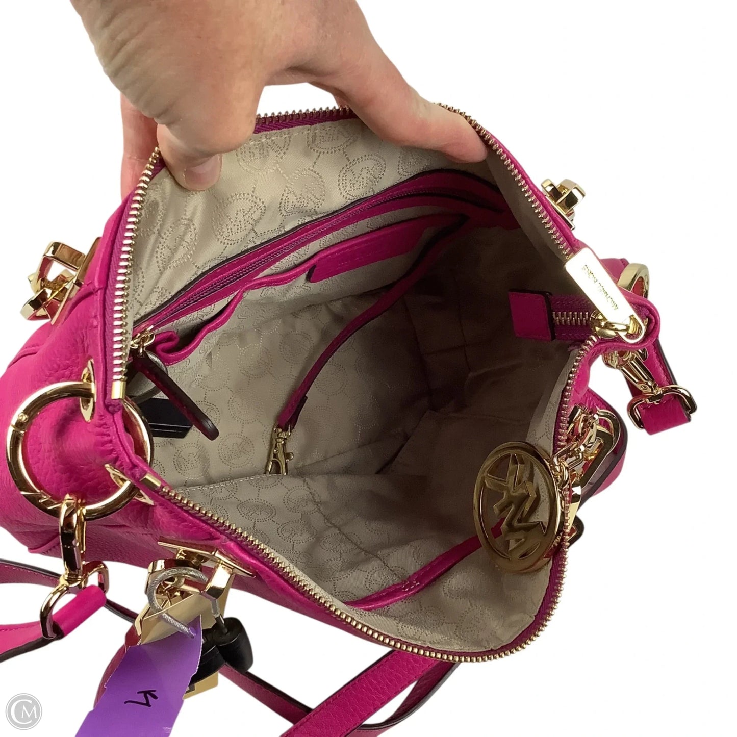 Crossbody Designer By Michael Kors, Size: Medium