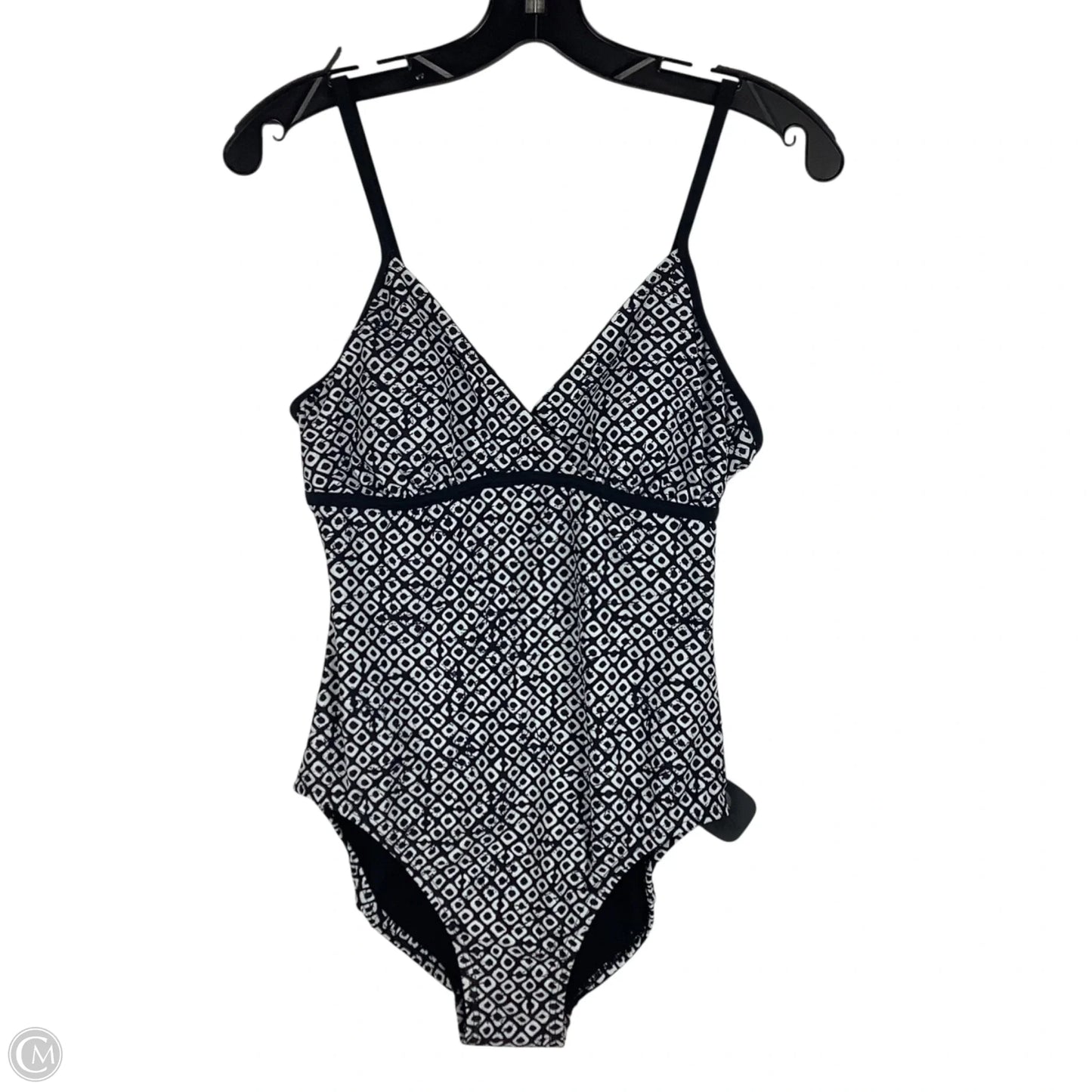 Swimsuit By Clothes Mentor In Black & White, Size: 6