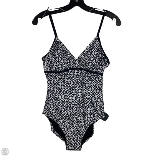 Swimsuit By Clothes Mentor In Black & White, Size: 6