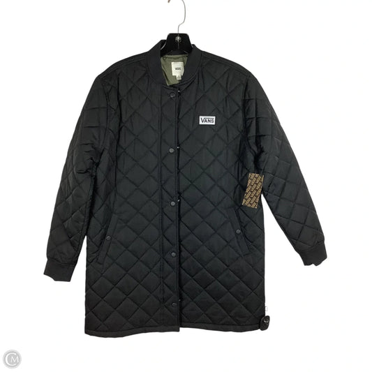 Jacket Puffer & Quilted By Vans In Black, Size: S