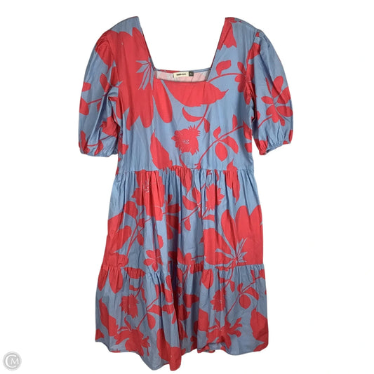 Dress Casual Short By Cmc In Blue & Pink, Size: Xl