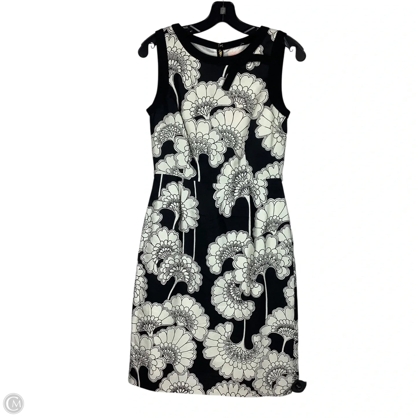 Dress Designer By Kate Spade In Black & Cream, Size: 2