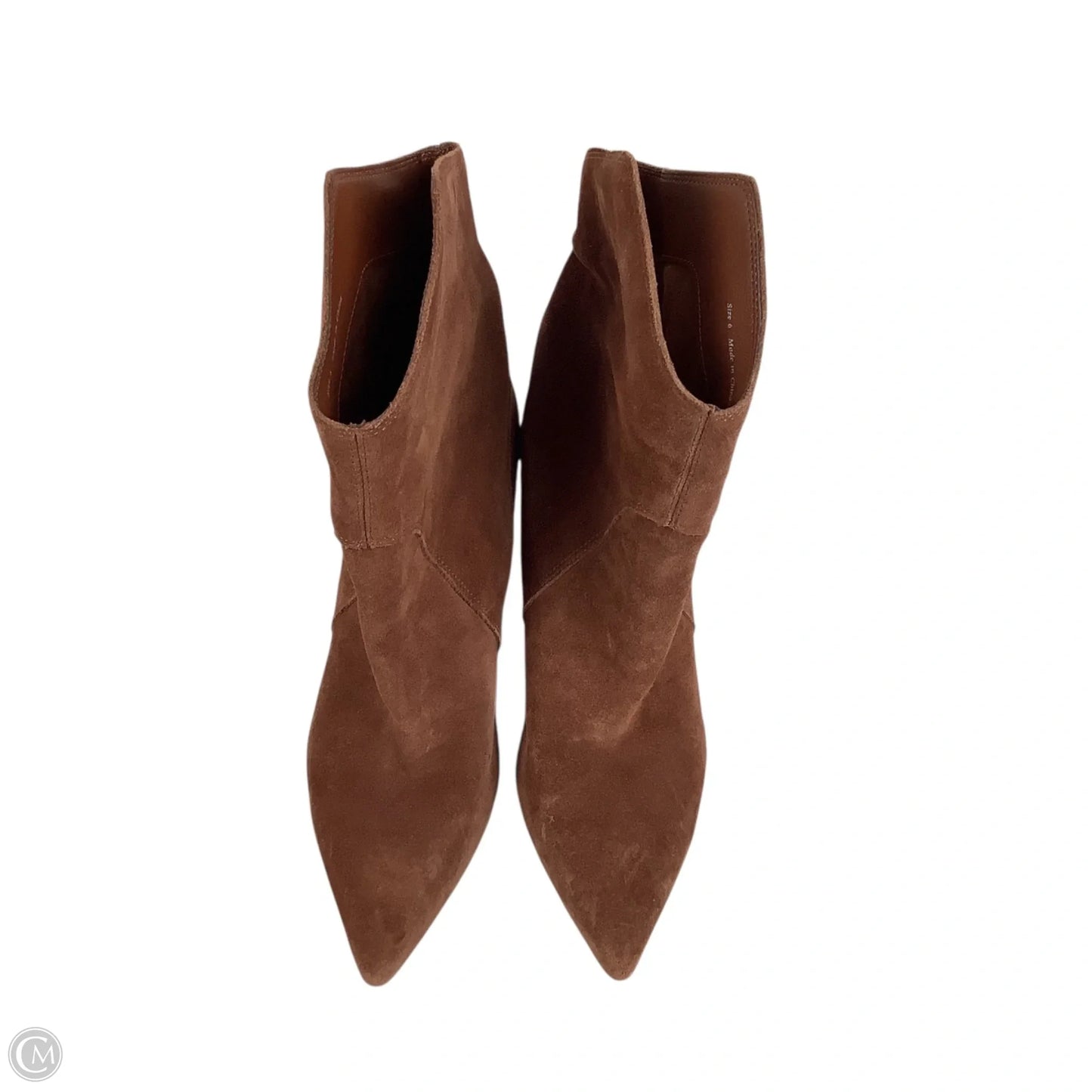 Boots Ankle Heels By Dolce Vita In Brown, Size: 6