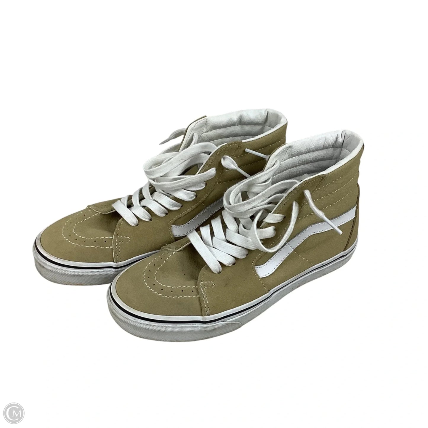 Shoes Sneakers By Vans In Tan, Size: 8.5