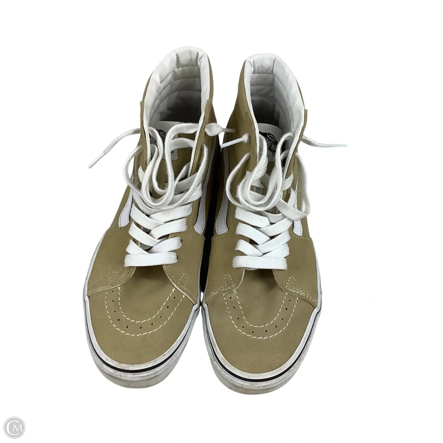 Shoes Sneakers By Vans In Tan, Size: 8.5