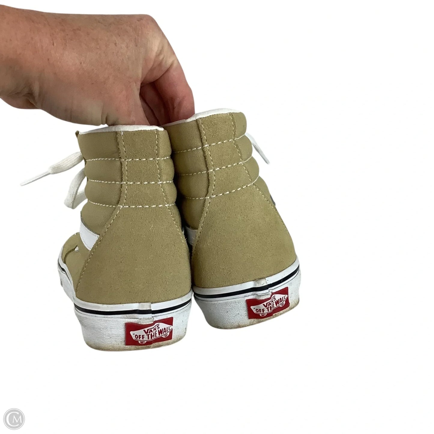 Shoes Sneakers By Vans In Tan, Size: 8.5