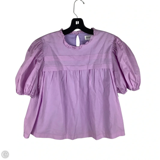 Top Short Sleeve By &merci In Purple, Size: L