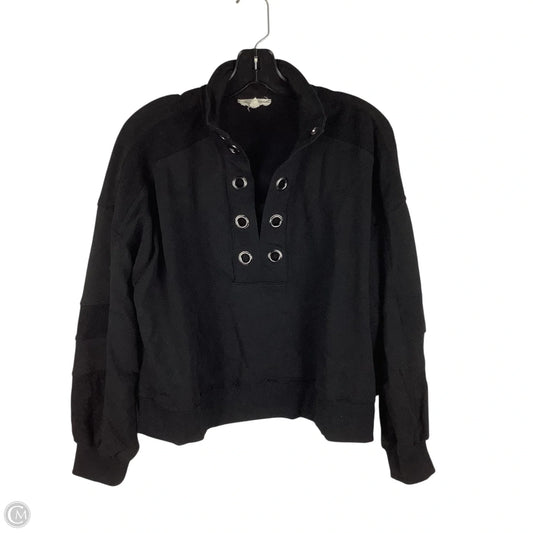 Sweatshirt Collar By Entro In Black, Size: L