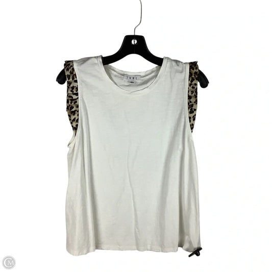 Top Sleeveless By Thml In White, Size: L