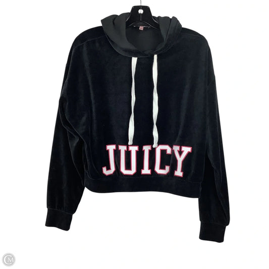 Sweatshirt Hoodie By Juicy Couture In Black, Size: Xs