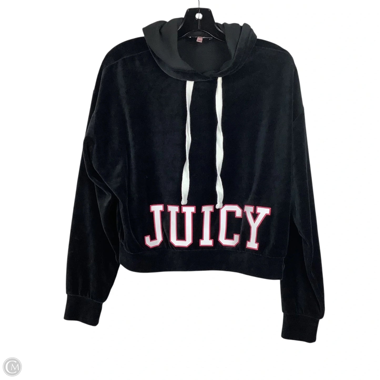 Sweatshirt Hoodie By Juicy Couture In Black, Size: Xs