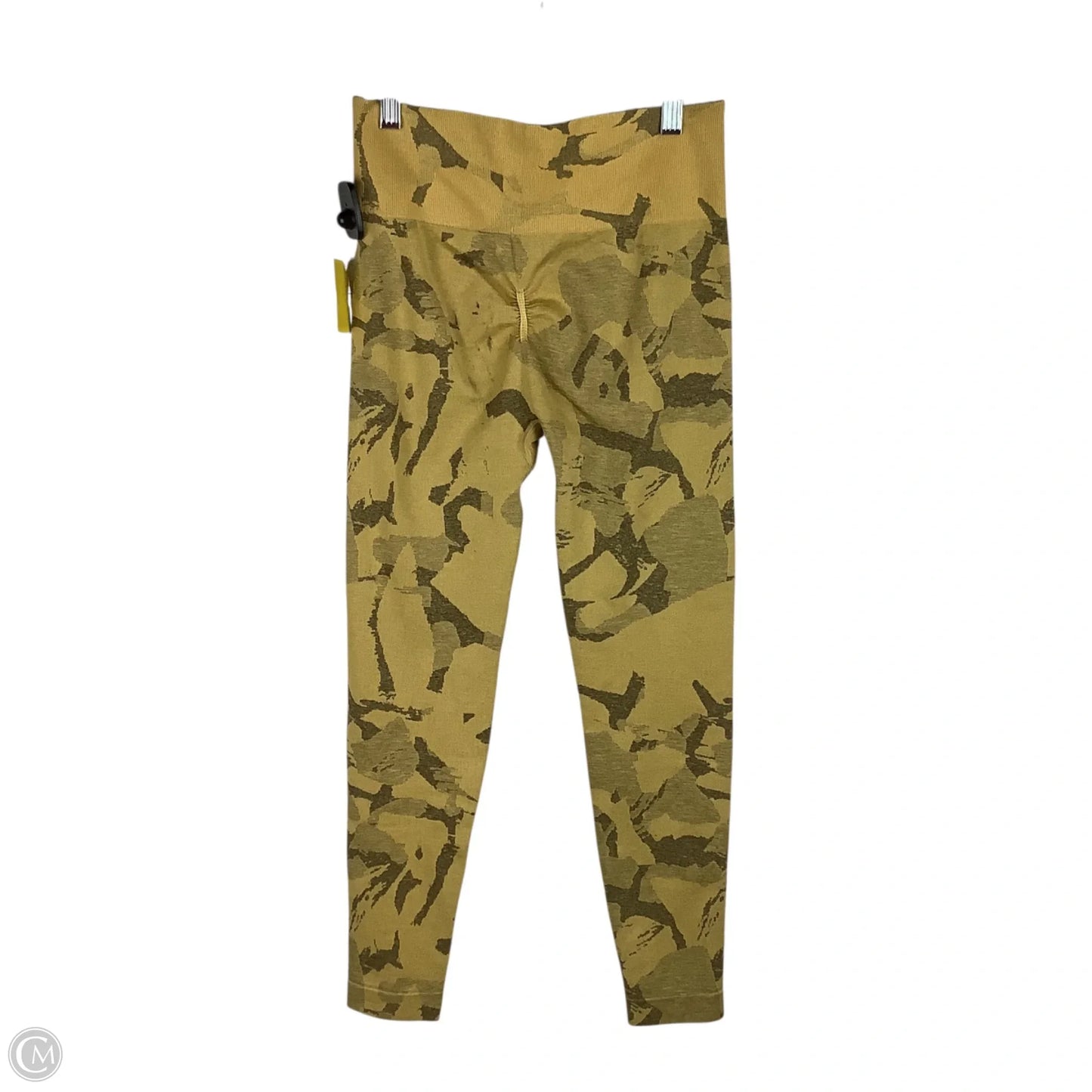 Athletic Leggings By Gym Shark In Yellow, Size: M