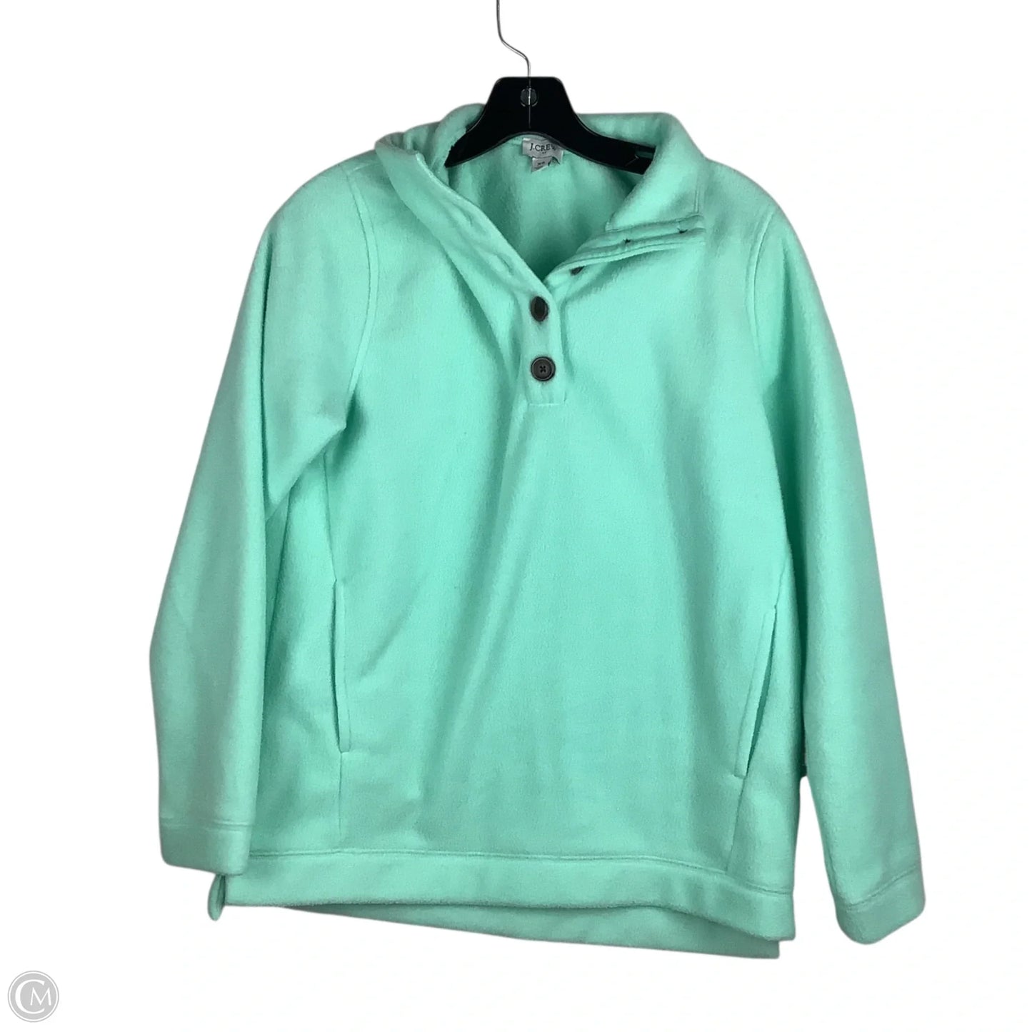 Jacket Fleece By J. Crew In Green, Size: Xs