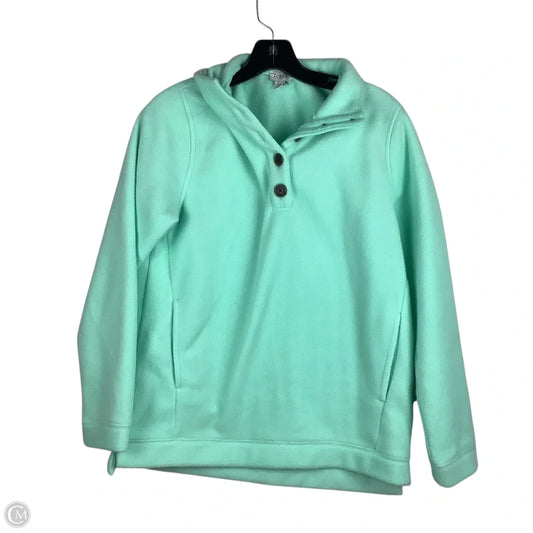 Jacket Fleece By J. Crew In Green, Size: Xs