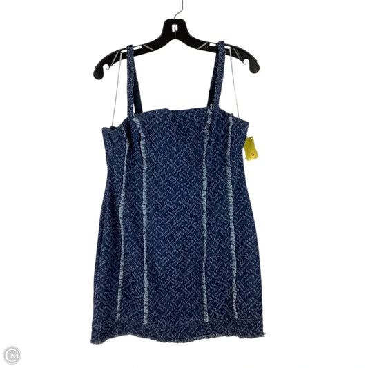 Dress Party Short By Elliatt In Blue Denim, Size: L