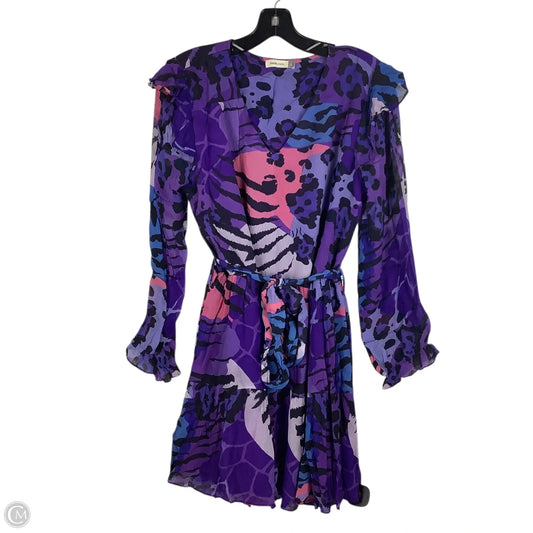 Dress Casual Short By Cmc In Purple, Size: L