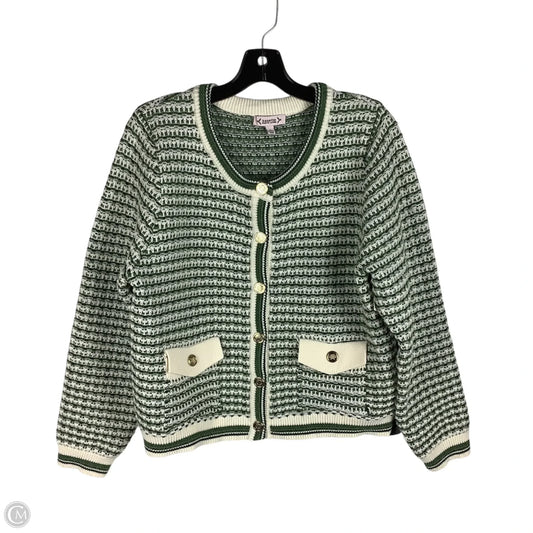 Sweater Cardigan By Nanette By Nanette Lepore In Geometric Pattern, Size: L