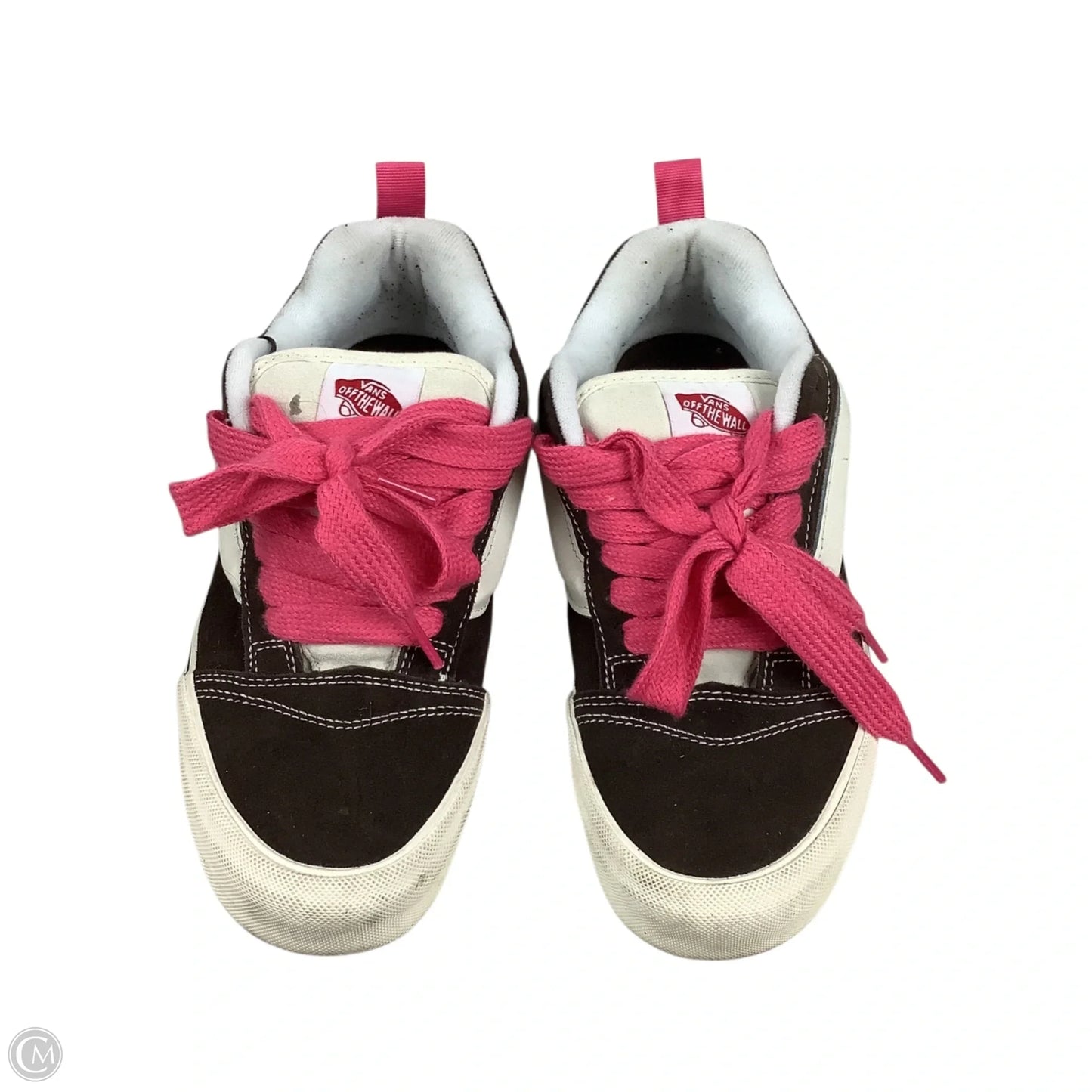 Shoes Sneakers By Vans In Brown & Pink, Size: 8.5