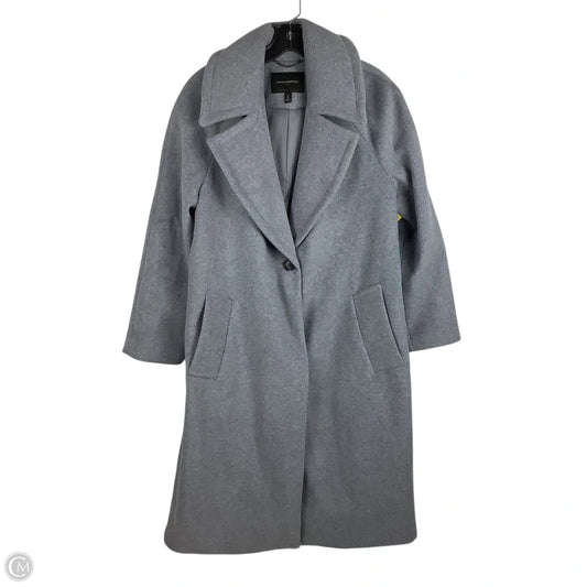 Coat Peacoat By Banana Republic In Blue, Size: M Petite