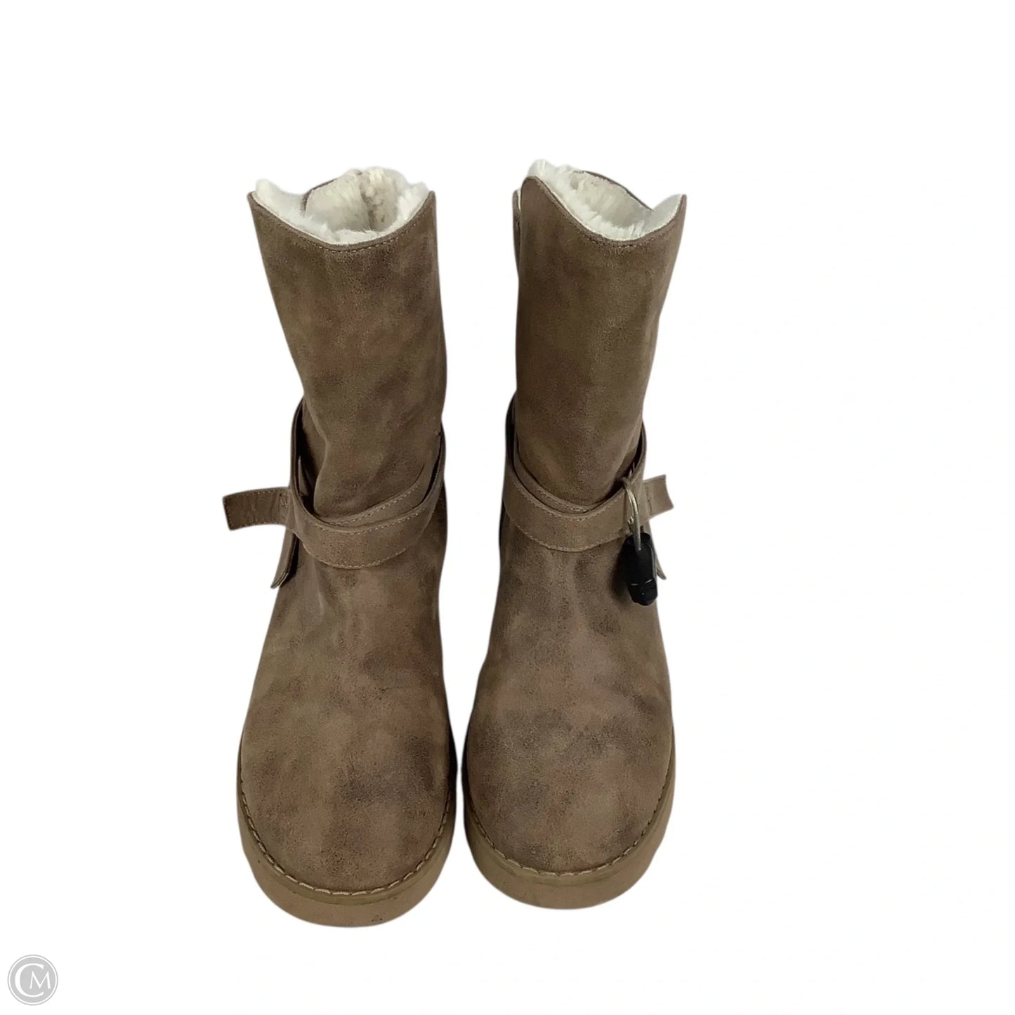 Boots Ankle Flats By Skechers In Brown, Size: 9