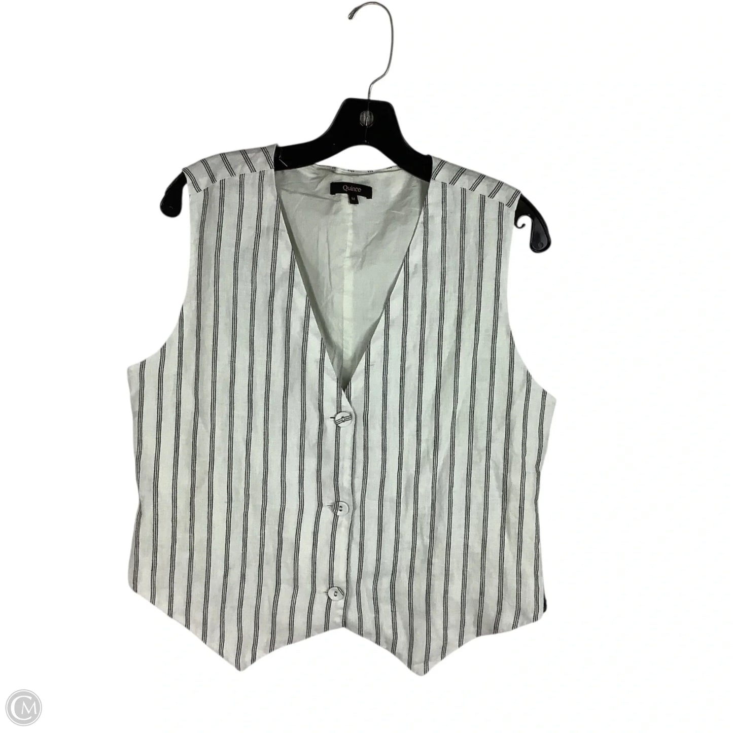 Vest Other By Quince In Striped Pattern, Size: M