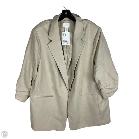 Blazer By H&m In Cream, Size: Xxl