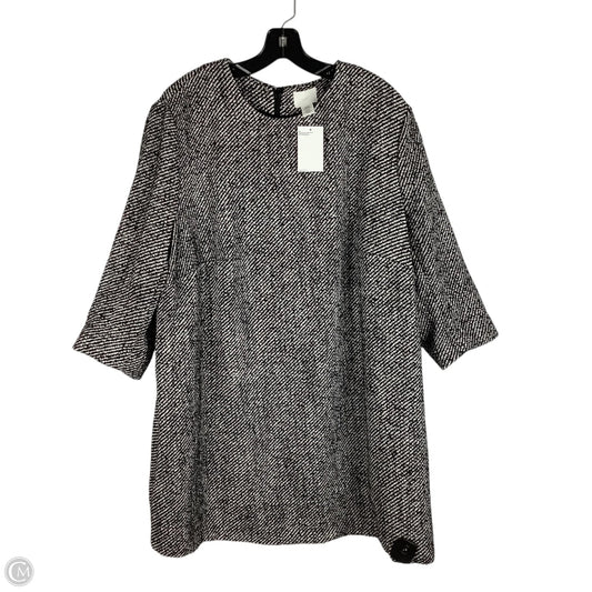 Dress Work By H&m In Black & White, Size: Xxl