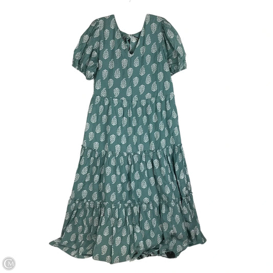 Dress Casual Maxi By Lucky Brand In Teal, Size: M