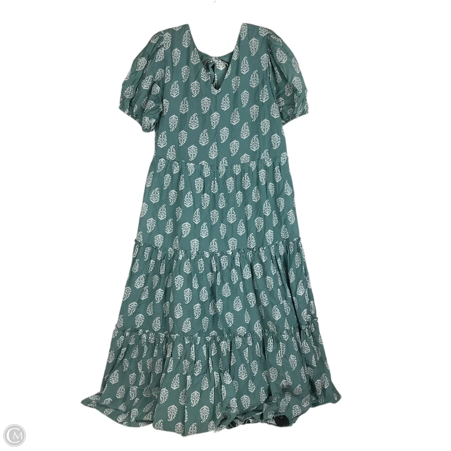 Dress Casual Maxi By Lucky Brand In Teal, Size: M